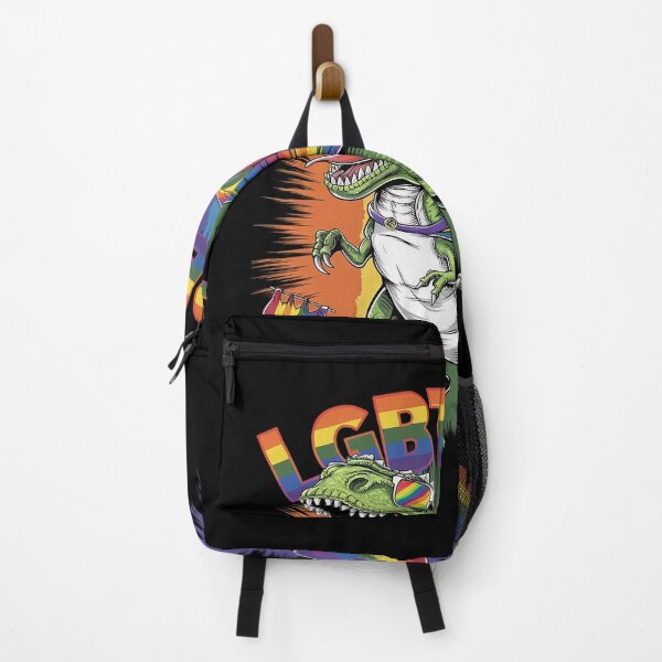 Item preview, Gay Dinosaur LGBT-Rex Rainbow Pride Flag Parade  designed and sold by FadeOfThrone.