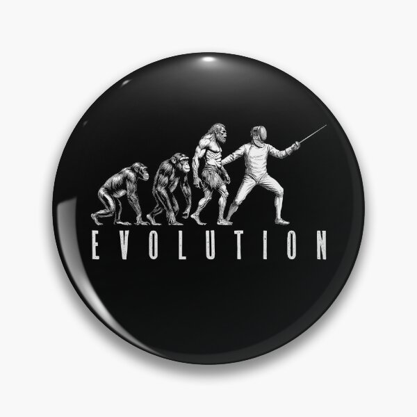 Item preview, Fencing Fencer Evolution Funny Vintage Fencers Neanderthal designed and sold by GrandeDuc.