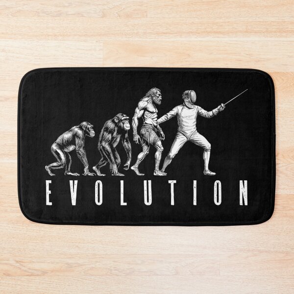 Item preview, Fencing Fencer Evolution Funny Vintage Fencers Neanderthal designed and sold by GrandeDuc.