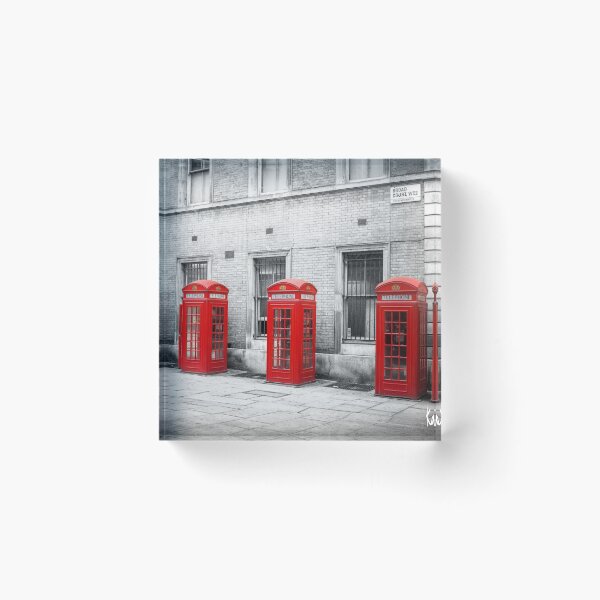 Item preview, Red phone boxes designed and sold by kwn1804.