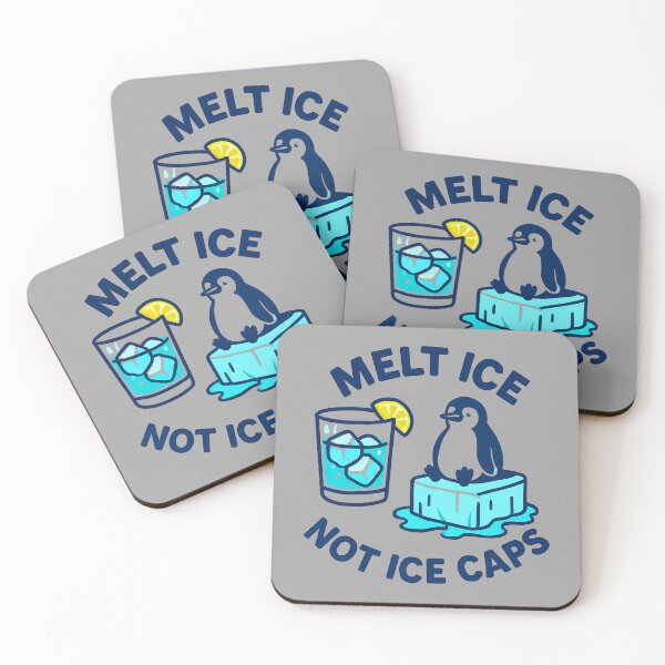 Item preview, Melt ICE Not Ice Caps Penguin Climate Protest  Art designed and sold by elynne9.