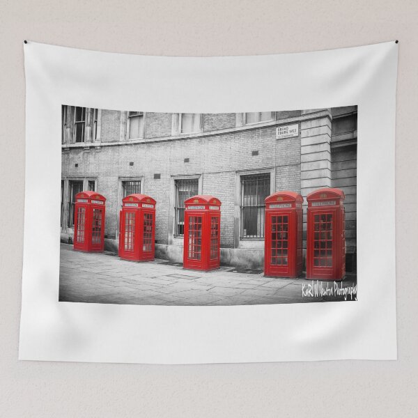 Item preview, Red phone boxes designed and sold by kwn1804.