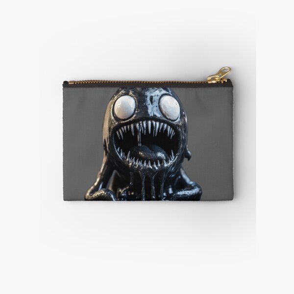 Item preview,  Black slime with white eyes designed and sold by Kat's Design Hub.