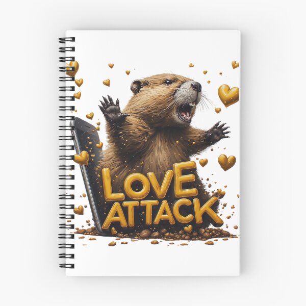Item preview, Marmot Love Attack Digital Illustration designed and sold by newvisionart191.