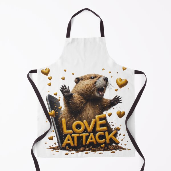 Item preview, Marmot Love Attack Digital Illustration designed and sold by newvisionart191.