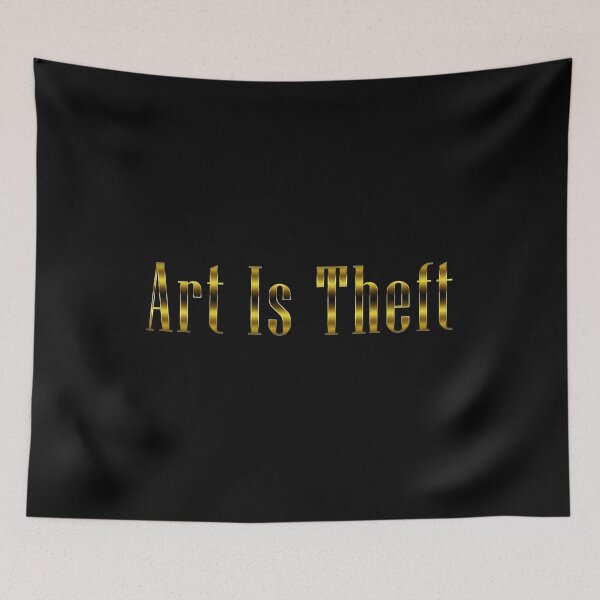 Item preview, Art Is Theft Alt designed and sold by Logo-A-GoGo.