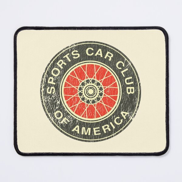 Item preview, Vintage 1950s-70s SCCA (Sports Car Club of America) emblem - aged, yellowed print designed and sold by retropetrol.