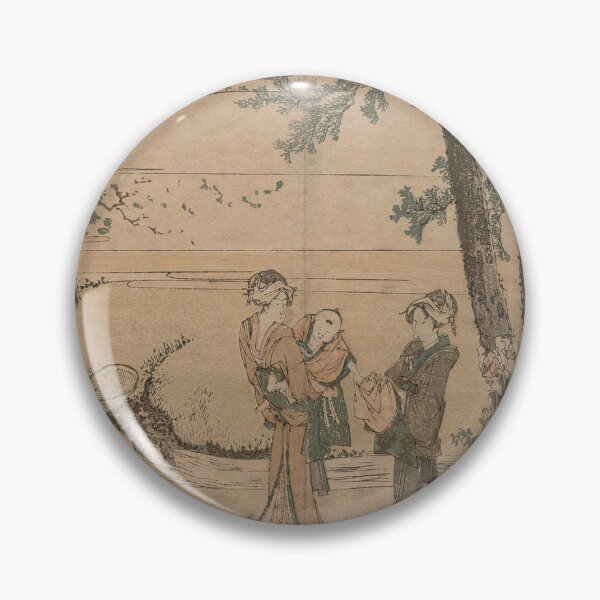 Item preview, Group of Figures near a Brook (c. early 19th century) – Katsushika Hokusai designed and sold by Art Outlaws.