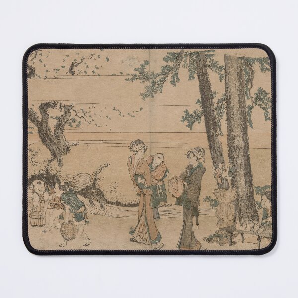 Item preview, Group of Figures near a Brook (c. early 19th century) – Katsushika Hokusai designed and sold by Art Outlaws.
