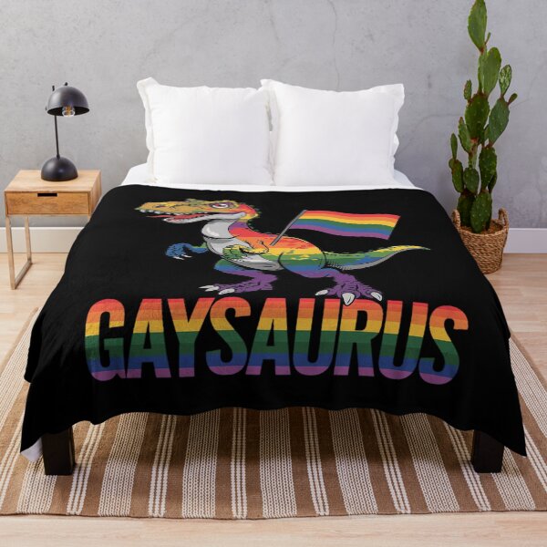 Item preview, Gay Dinosaurs LGBT Pride Dino Gender Rainbow T-Rex Supporter  designed and sold by FadeOfThrone.