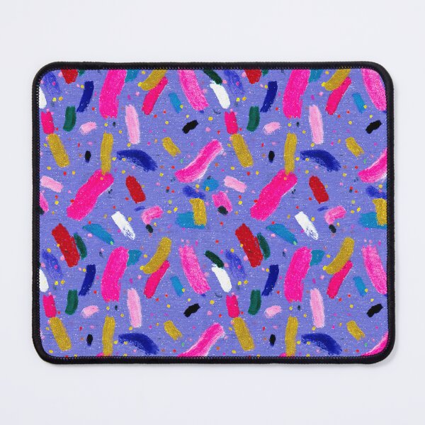 Item preview, Periwinkle Confetti Brush Stroke Pattern designed and sold by bubblegoth.