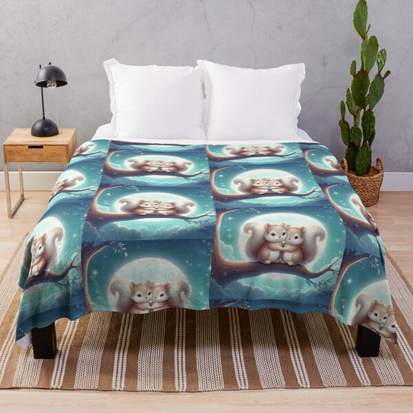 Item preview, Moonlight Squirrels – Valentine’s Day Forest Love designed and sold by Dogandesighn.