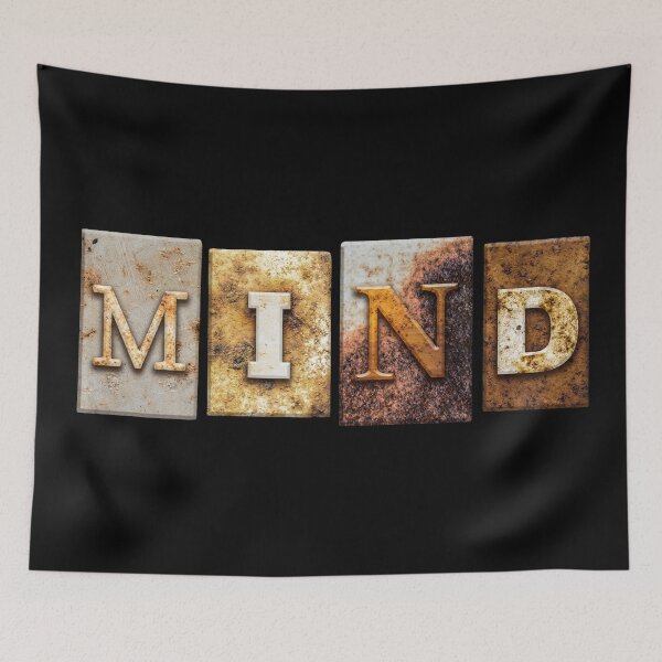 Item preview, Rusty Metal Industrial Mind designed and sold by Khadigadesings.