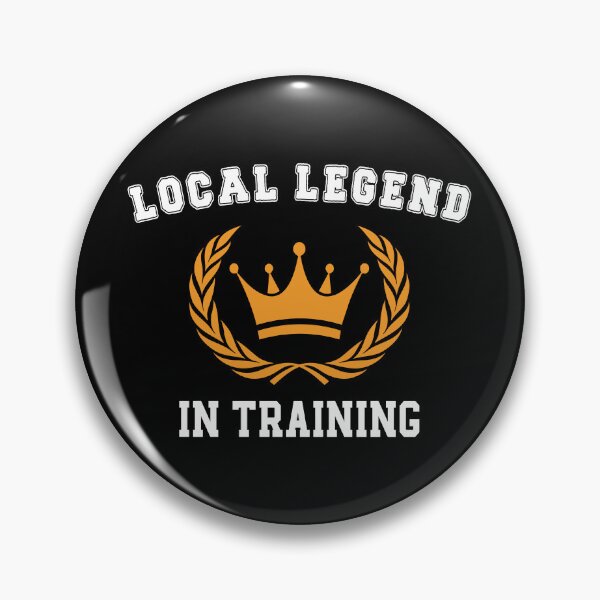 Item preview, Local Legend In Training Strava Cycling Running Achievement Design with Orange Laurel Crown Vector Art for Athletes Cyclists Runners KOM QOM Hunters Fitness App Humor designed and sold by BMLprint ⭐⭐⭐⭐⭐.