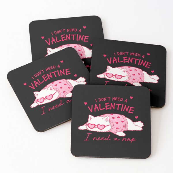 Item preview, i don`t need a valentine i need a nap cat lover design   designed and sold by zuzzelek44.