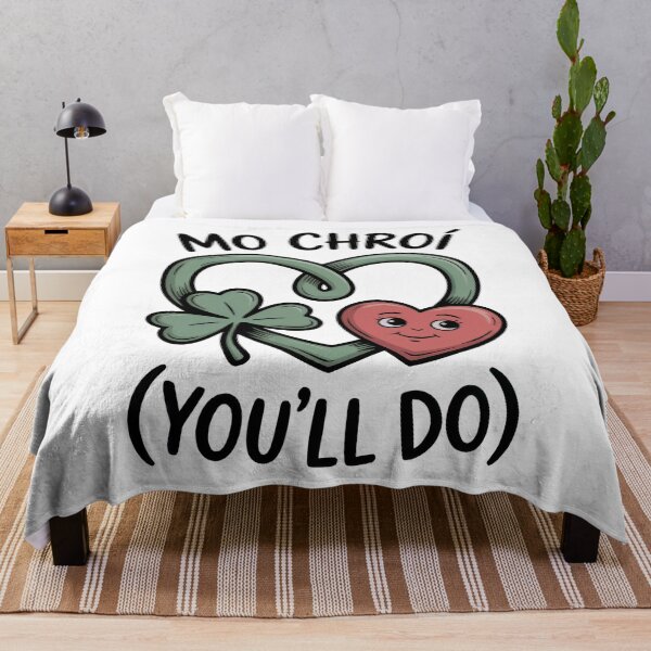 Item preview, Mo Chroí (My Heart) (You’ll Do) – Funny Irish Valentine Shamrock Design designed and sold by CELTIC-DESIGNS.