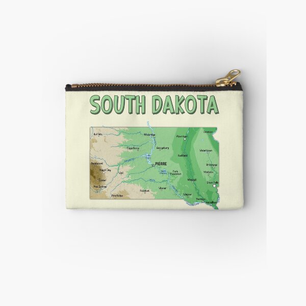 Item preview, South Dakota Map - Artistic State Pride Exploration designed and sold by mashmosh.