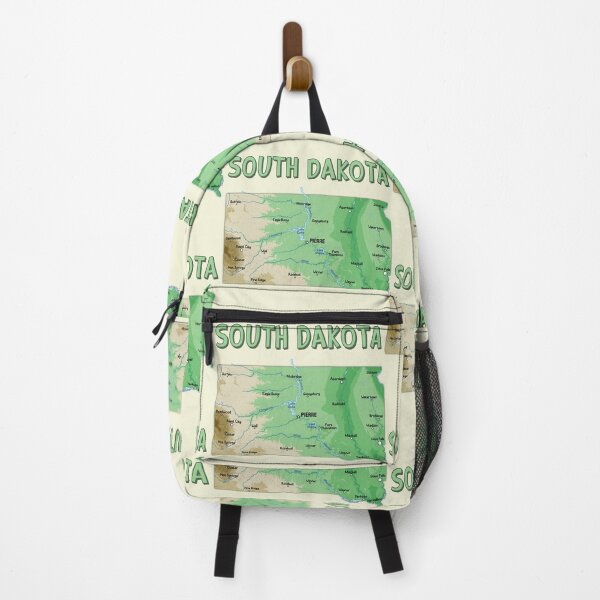 Item preview, South Dakota Map - Artistic State Pride Exploration designed and sold by mashmosh.