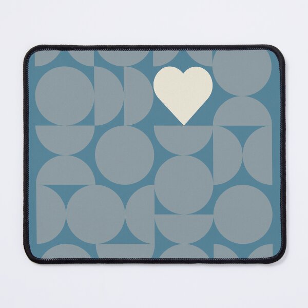 Item preview, Mid-Century Modern Geometric Heart Wall Art for Home and Office designed and sold by ArtwithRabbit.