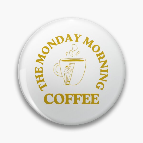Item preview, Funny Monday Morning Coffee T-Shirt | Person Climbing Cup Work Humor Gift designed and sold by BeanNTee.