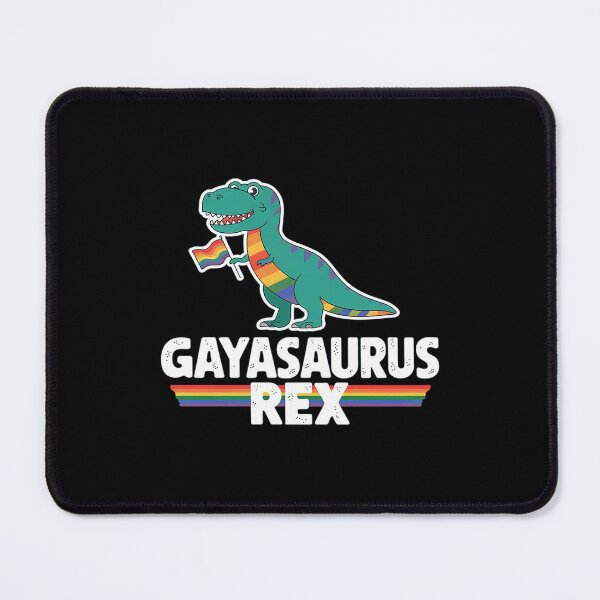 Item preview, Gayasaurus Rex dinosaur LGBT gay rainbow pride flag designed and sold by FadeOfThrone.