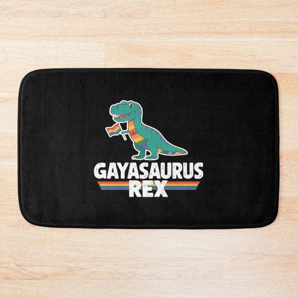 Item preview, Gayasaurus Rex  dinosaur LGBT gay rainbow pride flag  designed and sold by FadeOfThrone.