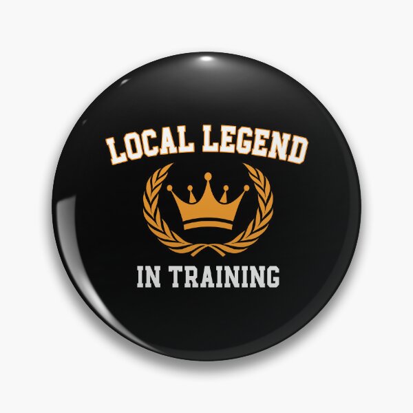 Item preview, Local Legend In Training Strava Cycling Running Achievement Design with Orange Laurel Crown Vector Art for Athletes Cyclists Runners KOM QOM Hunters Fitness App Humor designed and sold by BMLprint ⭐⭐⭐⭐⭐.