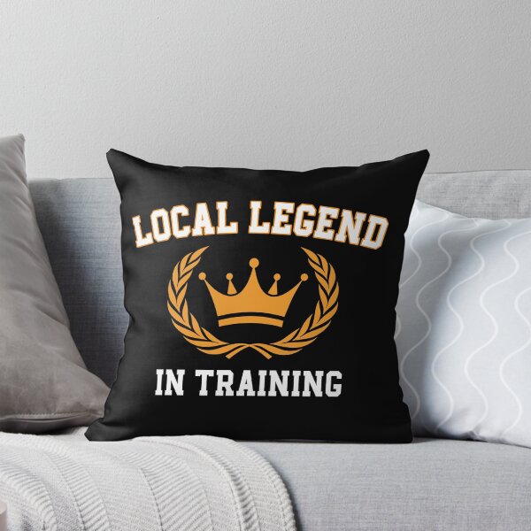 Item preview, Local Legend In Training Strava Cycling Running Achievement Design with Orange Laurel Crown Vector Art for Athletes Cyclists Runners KOM QOM Hunters Fitness App Humor designed and sold by BMLprint ⭐⭐⭐⭐⭐.