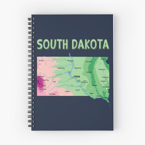 Item preview, South Dakota State Map - Colorful Artistic Geography Design designed and sold by mashmosh.