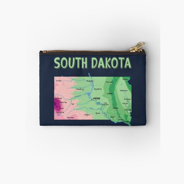 Item preview, South Dakota State Map - Colorful Artistic Geography Design designed and sold by mashmosh.