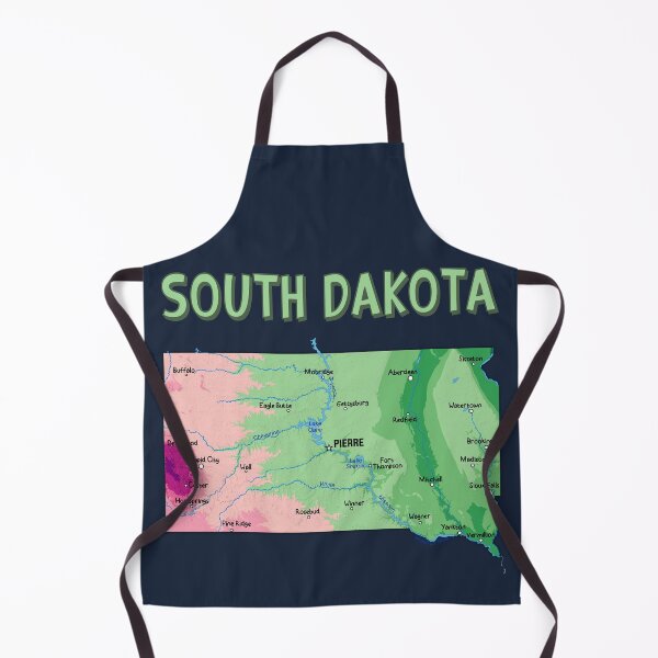 Item preview, South Dakota State Map - Colorful Artistic Geography Design designed and sold by mashmosh.