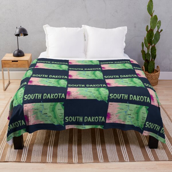 Item preview, South Dakota State Map - Colorful Artistic Geography Design designed and sold by mashmosh.