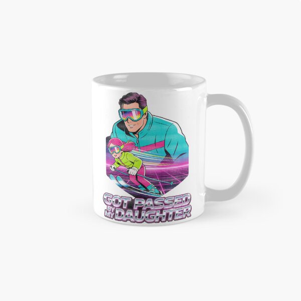 Item preview, Got Passed By My Daughter Funny Comic Skier Dad Gift designed and sold by Artist's Fingerprint.
