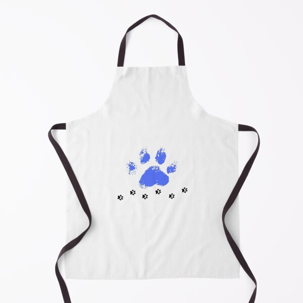 Item preview, Blue Watercolor Dog Paw Print with Tiny Trails designed and sold by The Theodore.