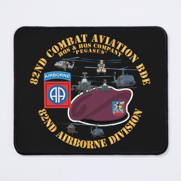 Item preview, Army - 82nd Combat Avn Bde - Beret w Flash w Helicopters X 300 designed and sold by Military Insignia Products.
