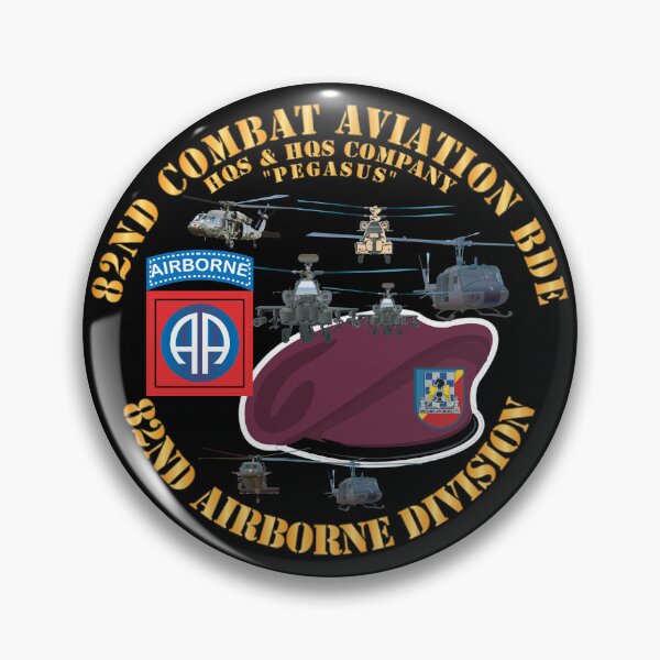 Item preview, Army - 82nd Combat Avn Bde - Beret w Flash w Helicopters X 300 designed and sold by Military Insignia Products.
