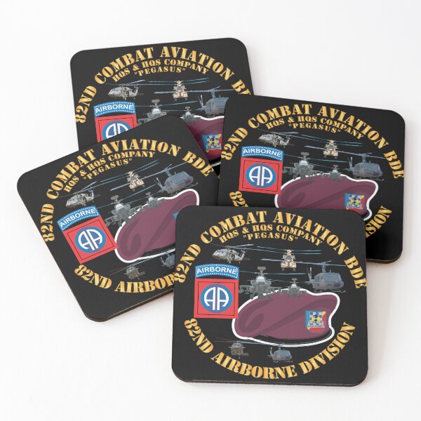 Item preview, Army - 82nd Combat Avn Bde - Beret w Flash w Helicopters X 300 designed and sold by Military Insignia Products.