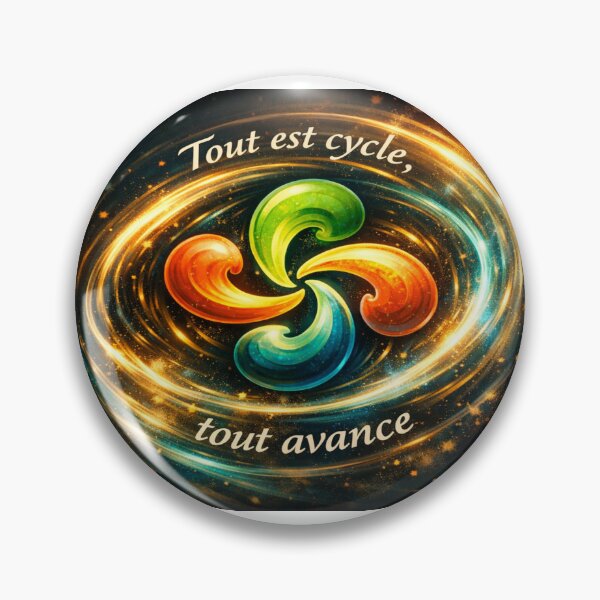 Item preview, Lauburu in motion – Everything is cyclical, everything moves forward designed and sold by Gino64.