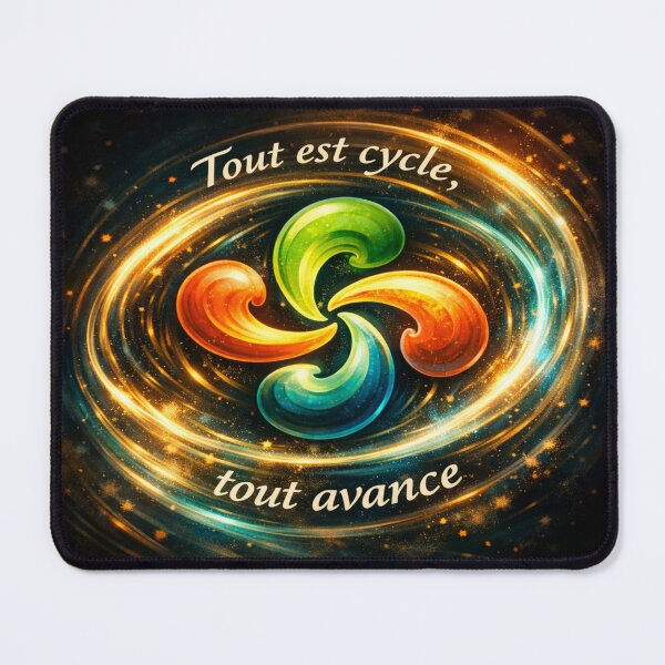 Item preview, Lauburu in motion – Everything is cyclical, everything moves forward designed and sold by Gino64.