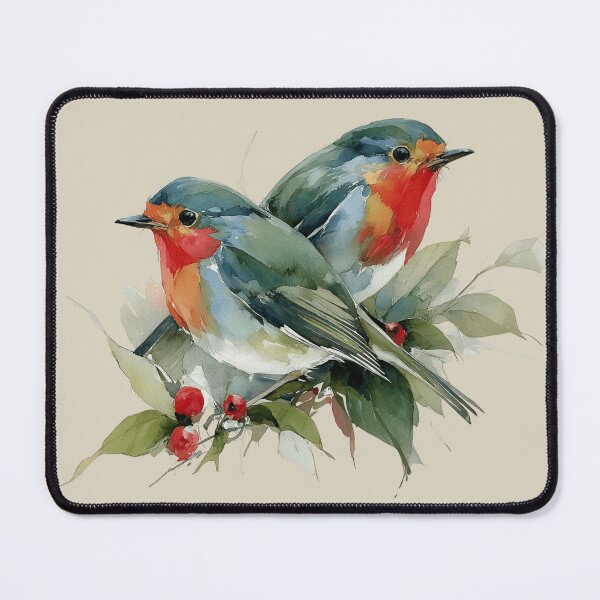 Item preview, Robins in the Berry Tree designed and sold by Mission Ready.