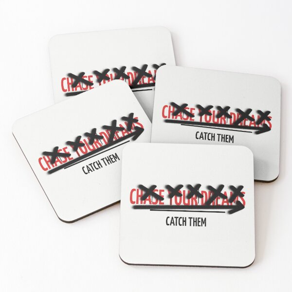 Item preview, Chase Your Dreams Catch Them Motivational Quote designed and sold by rdxart.