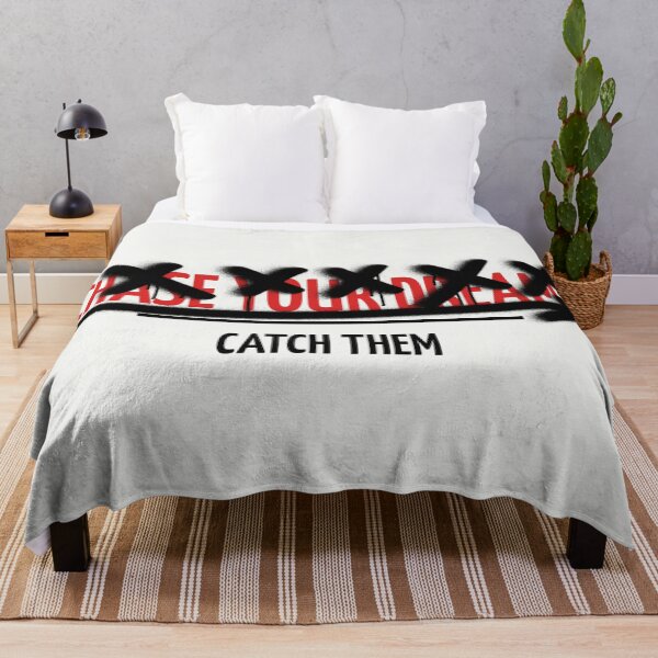 Item preview, Chase Your Dreams Catch Them Motivational Quote designed and sold by rdxart.