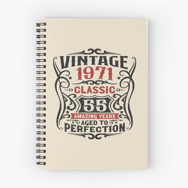 Item preview, 55th Birthday Vintage 1971 Classic 55 Amazing Years designed and sold by eclecTEEq.