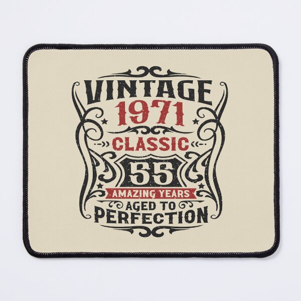 Item preview, 55th Birthday Vintage 1971 Classic 55 Amazing Years designed and sold by eclecTEEq.