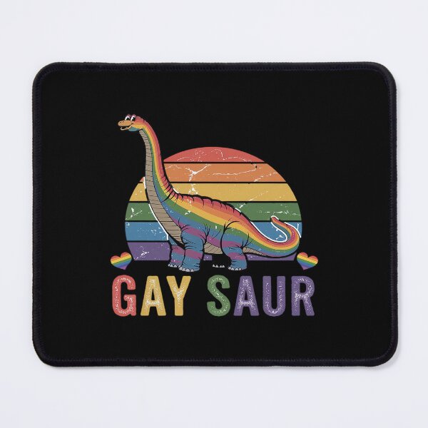 Item preview, Gaysaur Dinosaur Dino LGBTQ Rainbow Flag Gay Pride Ally  designed and sold by FadeOfThrone.