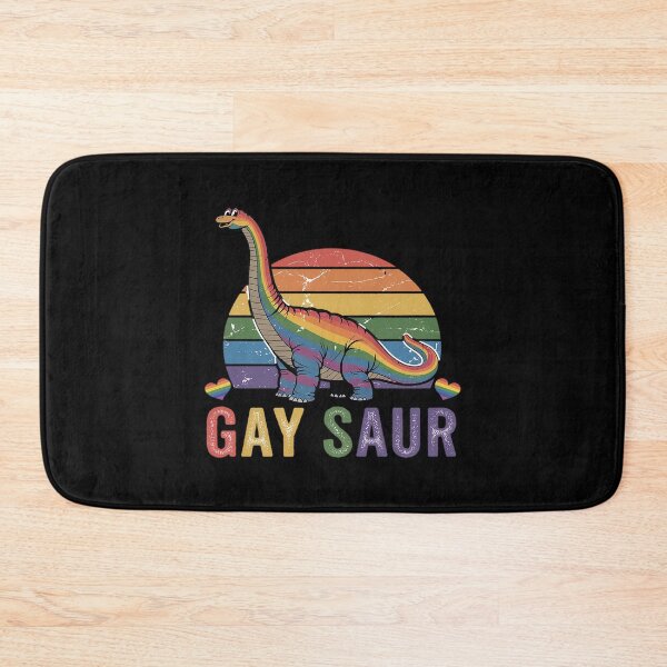 Item preview, Gaysaur Dinosaur Dino LGBTQ Rainbow Flag Gay Pride Ally  designed and sold by FadeOfThrone.