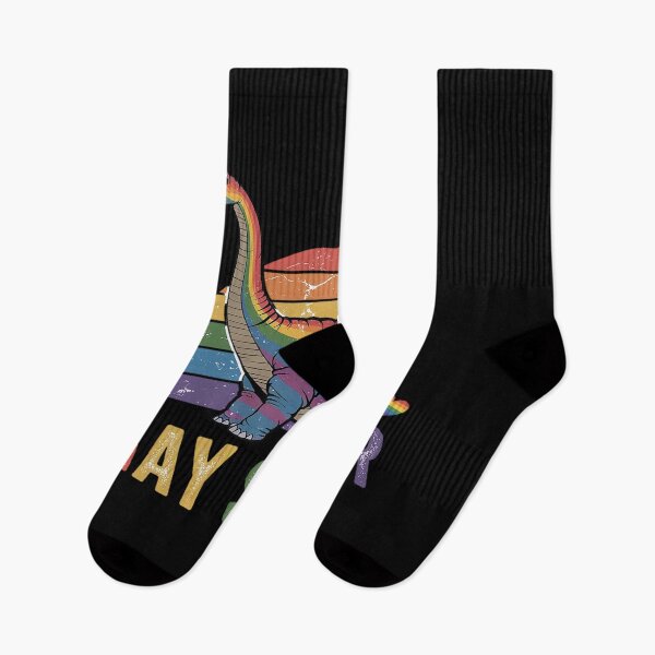 Item preview, Gaysaur Dinosaur Dino LGBTQ Rainbow Flag Gay Pride Ally  designed and sold by FadeOfThrone.