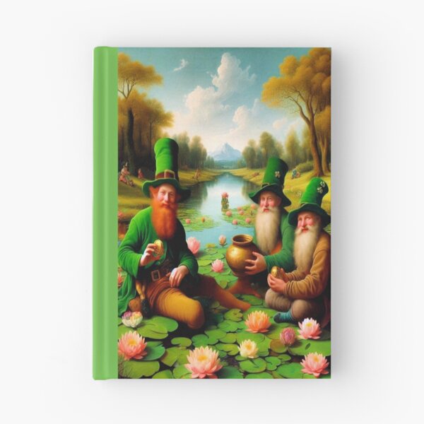Item preview, The Leprechaun's Secret: Golden Luck at the Lily Pond designed and sold by daweave77.