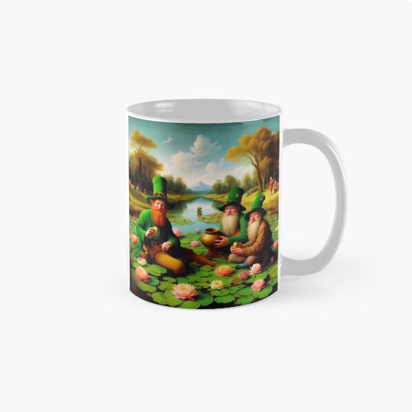 Item preview, The Leprechaun's Secret: Golden Luck at the Lily Pond designed and sold by daweave77.