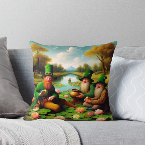 Item preview, The Leprechaun's Secret: Golden Luck at the Lily Pond designed and sold by daweave77.